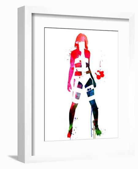 Leeloo Watercolor-Lora Feldman-Framed Art Print