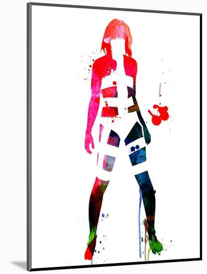 Leeloo Watercolor-Lora Feldman-Mounted Art Print