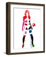 Leeloo Watercolor-Lora Feldman-Framed Art Print