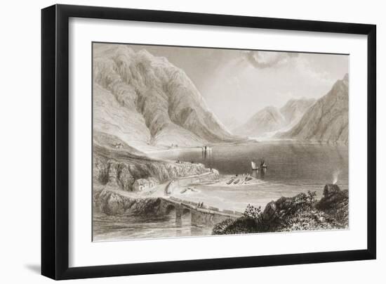 Leenane, Connemara, County Galway, Ireland, from 'scenery and Antiquities of Ireland' by George…-William Henry Bartlett-Framed Giclee Print