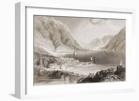 Leenane, Connemara, County Galway, Ireland, from 'scenery and Antiquities of Ireland' by George…-William Henry Bartlett-Framed Giclee Print