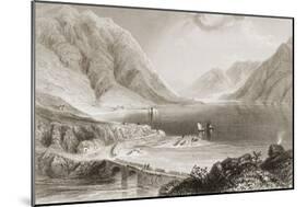 Leenane, Connemara, County Galway, Ireland, from 'scenery and Antiquities of Ireland' by George…-William Henry Bartlett-Mounted Giclee Print