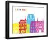 Leeuwarden Skyline Pop-paulrommer-Framed Art Print