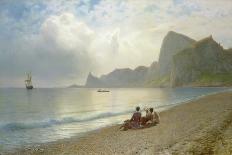 On the Beach, 1884-Lef Feliksovich Lagorio-Framed Giclee Print