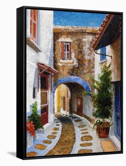 Lefkimi, Corfu, 2006-Trevor Neal-Framed Stretched Canvas