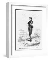 Left Alone, Rastignac Walked a Few Steps to the Highest Part of the Cemetery-Laisne-Framed Giclee Print