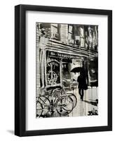 Left Bank-Loui Jover-Framed Art Print