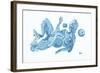 Left Brain Right Brain-Josh Byer-Framed Giclee Print