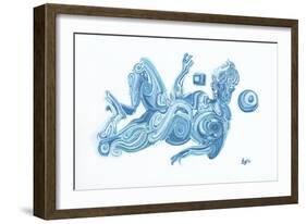 Left Brain Right Brain-Josh Byer-Framed Giclee Print