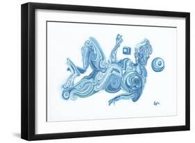 Left Brain Right Brain-Josh Byer-Framed Giclee Print