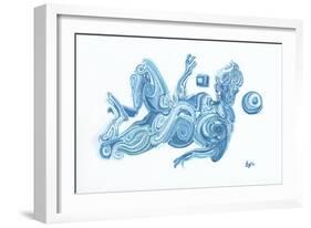 Left Brain Right Brain-Josh Byer-Framed Giclee Print