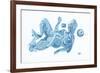 Left Brain Right Brain-Josh Byer-Framed Giclee Print