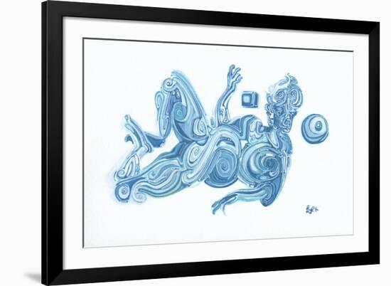 Left Brain Right Brain-Josh Byer-Framed Giclee Print