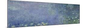 Left Centre Piece of the Large Water Lily Painting in the Musée De L'Orangerie-Claude Monet-Mounted Giclee Print