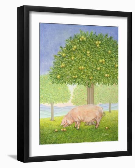 Left Hand Orchard Pig-Ditz-Framed Giclee Print