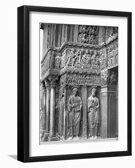 Left Hand Side of the Church Portal-null-Framed Giclee Print