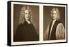 Left: Henry Sacheverell D.D. Right: Francis Atterbury, Bishop of Rochester, Pub. 1902 (Collotype)-Godfrey Kneller-Framed Stretched Canvas