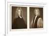 Left: Henry Sacheverell D.D. Right: Francis Atterbury, Bishop of Rochester, Pub. 1902 (Collotype)-Godfrey Kneller-Framed Giclee Print