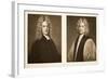 Left: Henry Sacheverell D.D. Right: Francis Atterbury, Bishop of Rochester, Pub. 1902 (Collotype)-Godfrey Kneller-Framed Giclee Print