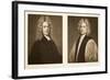 Left: Henry Sacheverell D.D. Right: Francis Atterbury, Bishop of Rochester, Pub. 1902 (Collotype)-Godfrey Kneller-Framed Giclee Print