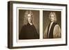 Left: Henry Sacheverell D.D. Right: Francis Atterbury, Bishop of Rochester, Pub. 1902 (Collotype)-Godfrey Kneller-Framed Giclee Print