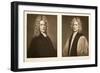 Left: Henry Sacheverell D.D. Right: Francis Atterbury, Bishop of Rochester, Pub. 1902 (Collotype)-Godfrey Kneller-Framed Giclee Print