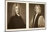 Left: Henry Sacheverell D.D. Right: Francis Atterbury, Bishop of Rochester, Pub. 1902 (Collotype)-Godfrey Kneller-Mounted Giclee Print