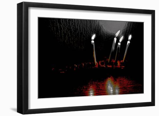 Left To Burn, 2017-Joy Lions-Framed Giclee Print