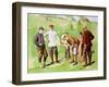 Leg Wrapping-Arthur Burdett Frost-Framed Art Print