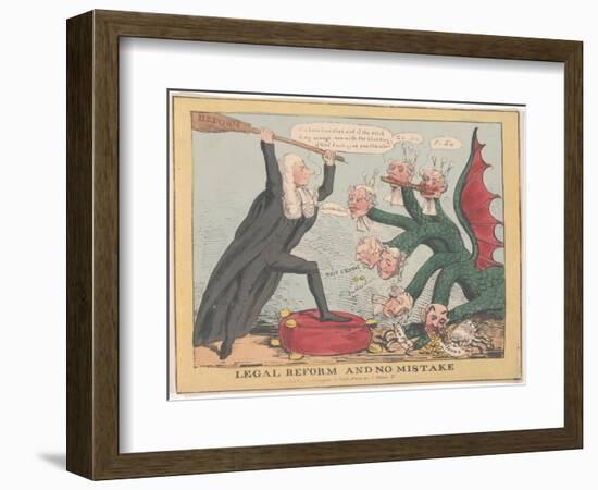 Legal Reform and Make No Mistake (Brougham)-null-Framed Giclee Print