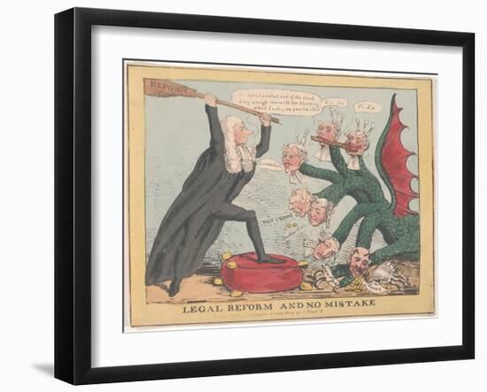 Legal Reform and Make No Mistake (Brougham)-null-Framed Giclee Print