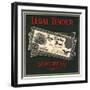 Legal Tender Brand - Fillmore, California - Citrus Crate Label-Lantern Press-Framed Art Print