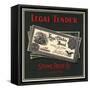 Legal Tender Brand - Fillmore, California - Citrus Crate Label-Lantern Press-Framed Stretched Canvas