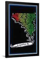 Legalize It-null-Framed Blacklight Poster