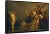 Legend of Cupid and Psyche-Angelica Kauffmann-Framed Stretched Canvas