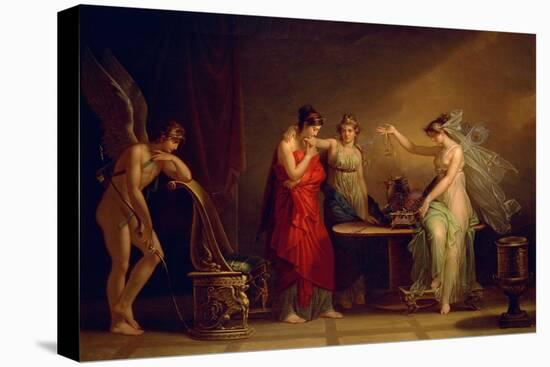 Legend of Cupid and Psyche-Angelica Kauffmann-Stretched Canvas