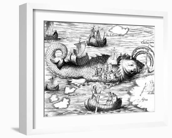 Legend of Saint Brendan the Navigator 1621-Chris Hellier-Framed Giclee Print