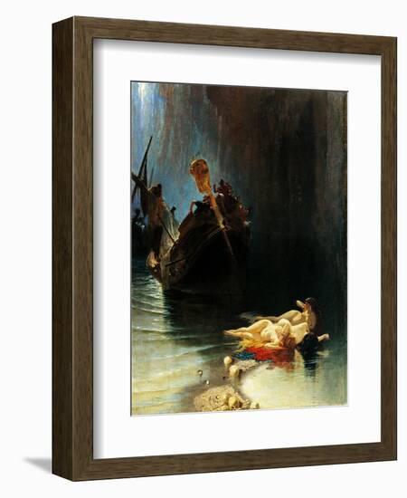 Legend of Sirens-Edoardo Dalbono-Framed Giclee Print