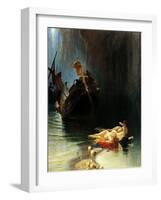 Legend of Sirens-Edoardo Dalbono-Framed Giclee Print