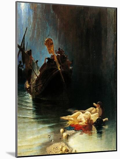 Legend of Sirens-Edoardo Dalbono-Mounted Giclee Print
