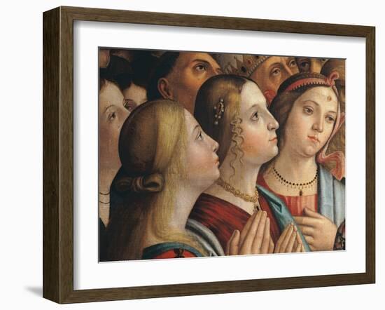 Legend of St Ursula. Apotheosis of St Ursula-Vittore Carpaccio-Framed Giclee Print