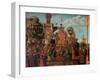 Legend of St. Ursula. Meeting and Departure of the Betrothed-Vittore Carpaccio-Framed Art Print