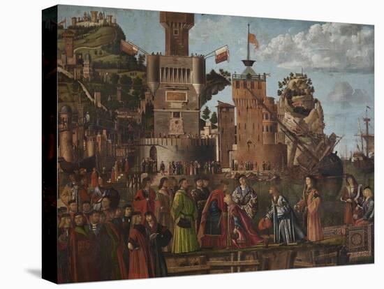 Legend of St Ursula, Meeting and Departure of the Betrothed-Vittore Carpaccio-Stretched Canvas