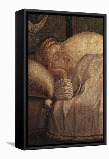 Legend of St Ursula. the Dream of Ursula-Vittore Carpaccio-Framed Stretched Canvas