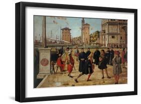 Legend of St. Ursula. The Return of the Ambassadors-Vittore Carpaccio-Framed Art Print