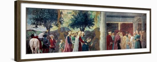 Legend of the Cross: Solomon & Sheba-Piero della Francesca-Framed Premium Giclee Print