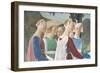 Legend of the Cross: Solomon & Sheba-Piero della Francesca-Framed Art Print