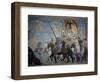 Legend of the Cross: Victory of Constantine-Piero della Francesca-Framed Art Print