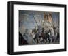 Legend of the Cross: Victory of Constantine-Piero della Francesca-Framed Art Print