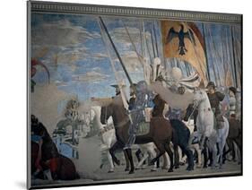 Legend of the Cross: Victory of Constantine-Piero della Francesca-Mounted Art Print